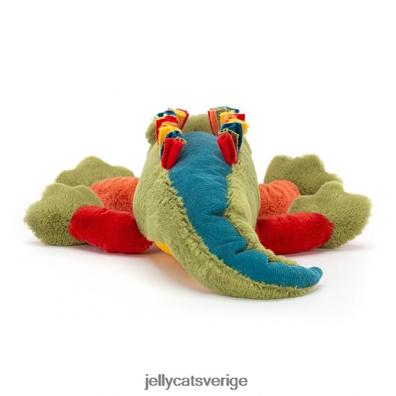 Jellycat leksak happihoop krokodil flerfärgad 4206LT751