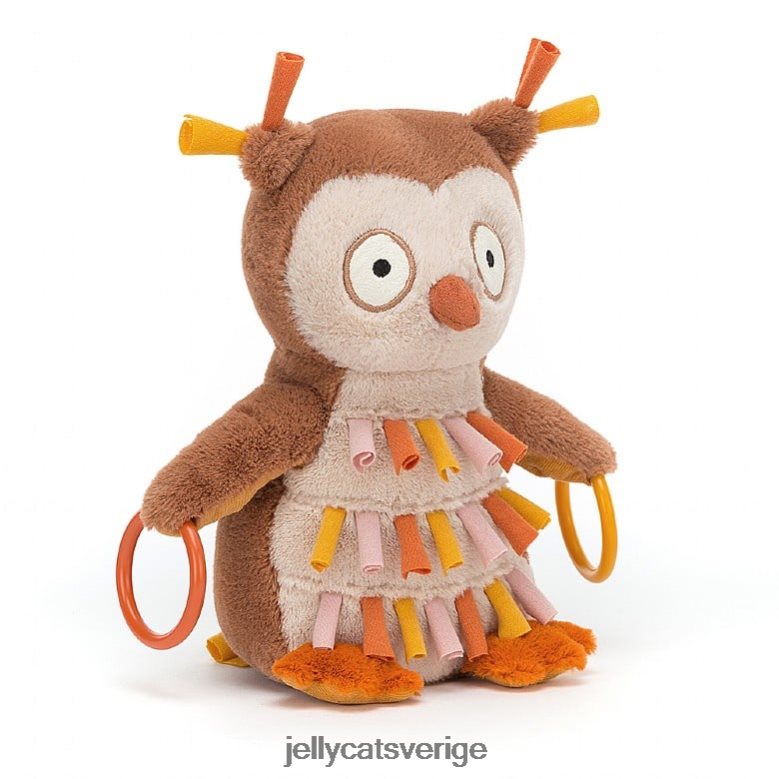 Jellycat leksak happihoop uggla flerfärgad 4206LT717