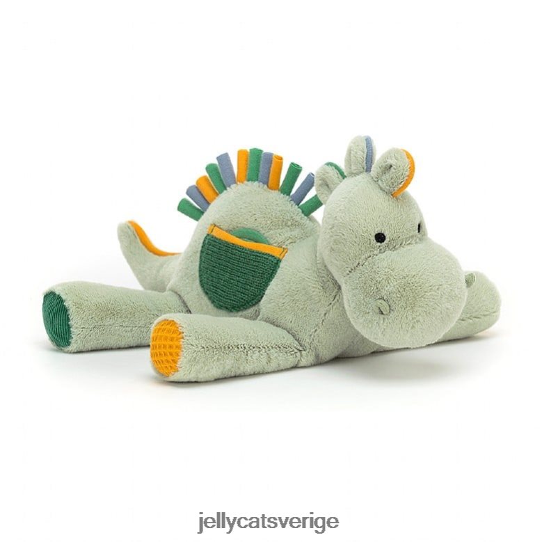 Jellycat leksak peek-a-boo dino aktivitetsleksak grön 4206LT769