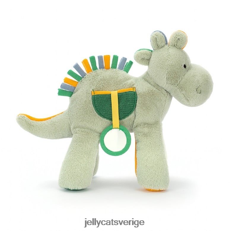 Jellycat leksak peek-a-boo dino aktivitetsleksak grön 4206LT769
