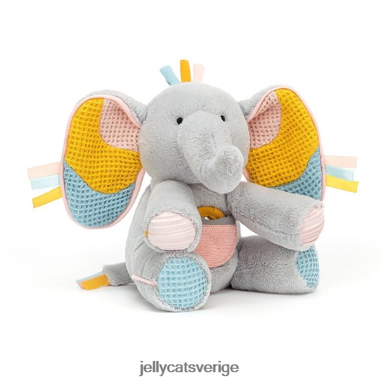 Jellycat leksak peek-a-boo elly aktivitetsleksak blå 4206LT713