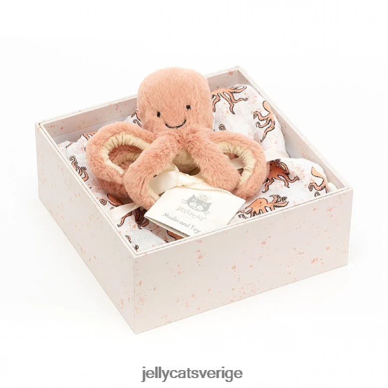 Jellycat leksak odell bläckfisk presentset flerfärgad 4206LT749