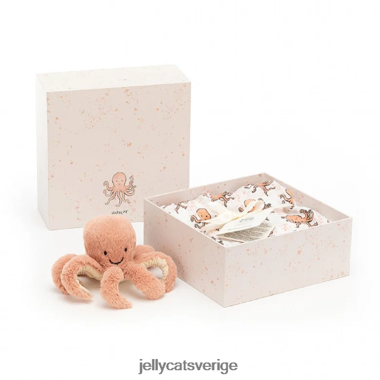 Jellycat leksak odell bläckfisk presentset flerfärgad 4206LT749