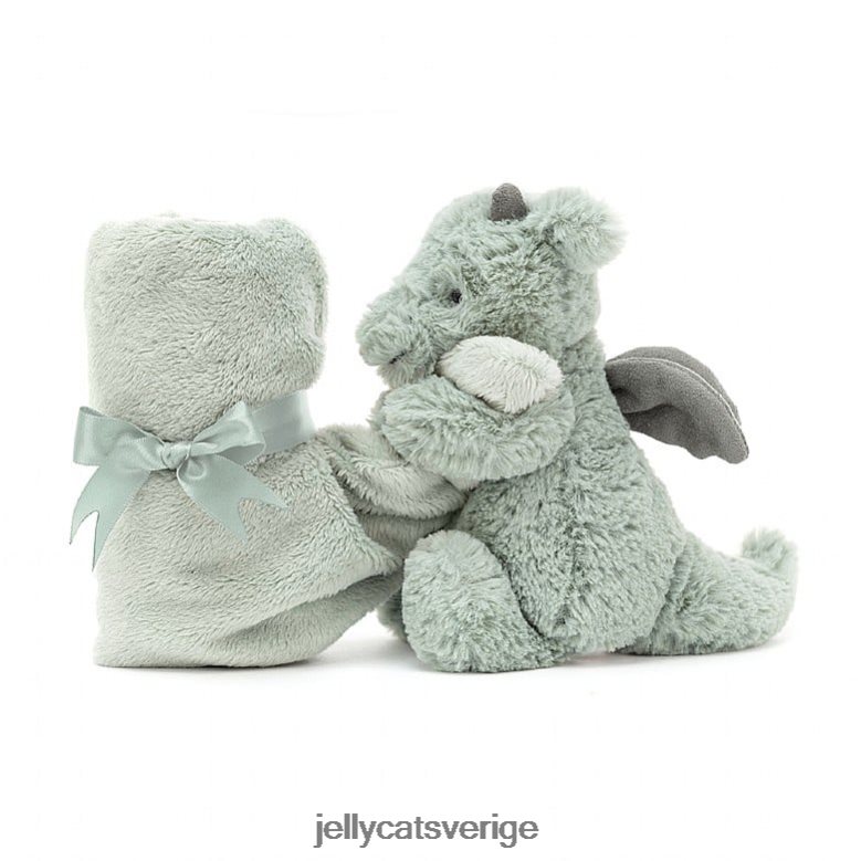 Jellycat leksak blyg drake napp grön 4206LT460