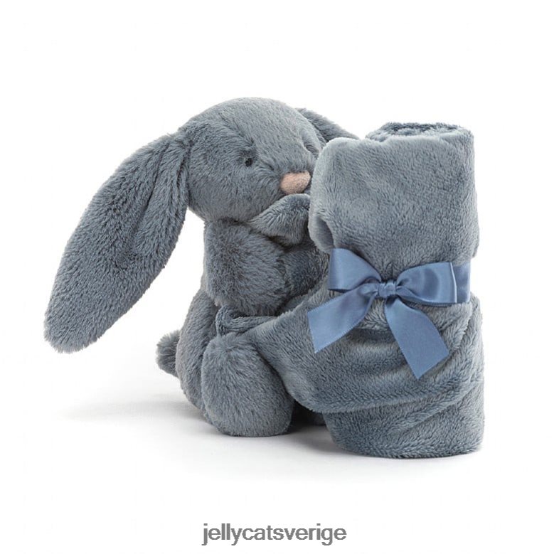 Jellycat leksak blyg dusky kanin napp blå 4206LT271