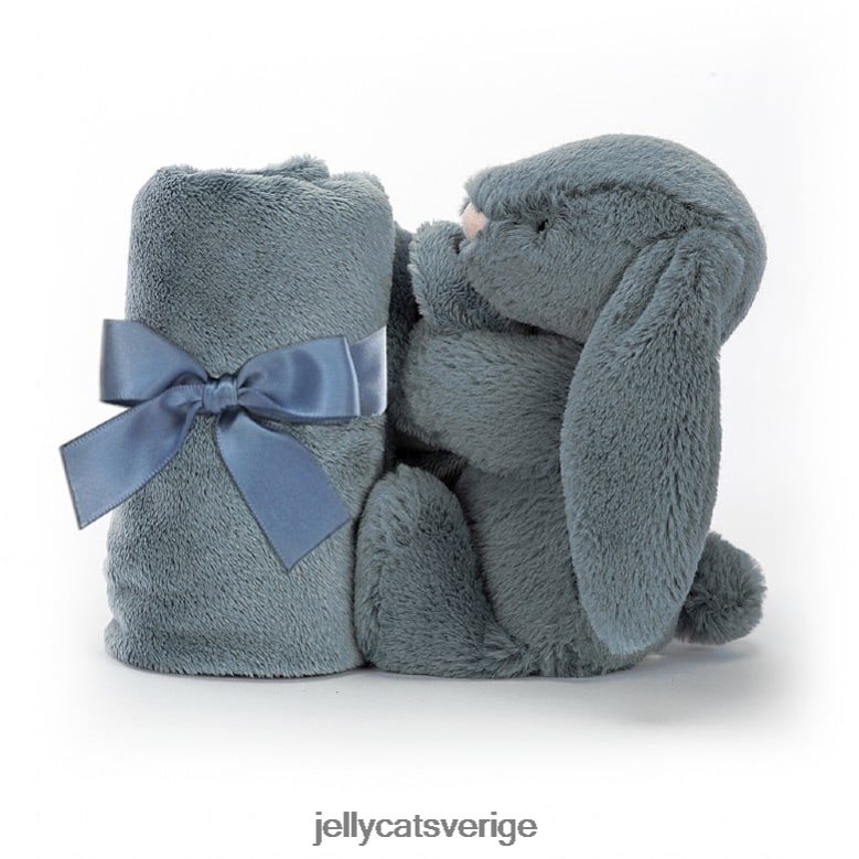 Jellycat leksak blyg dusky kanin napp blå 4206LT271