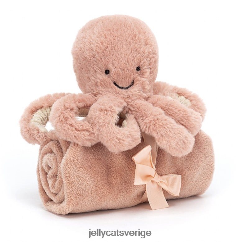 Jellycat leksak odell bläckfisk napp aprikos 4206LT768
