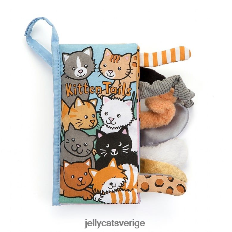 Jellycat bok kitten tails aktivitetsbok flerfärgad 4206LT739