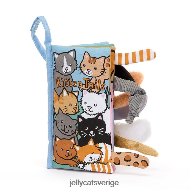 Jellycat bok kitten tails aktivitetsbok flerfärgad 4206LT739