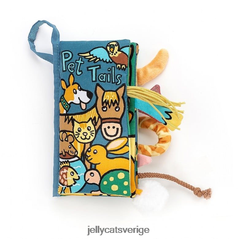 Jellycat bok pet tails bok flerfärgad 4206LT731
