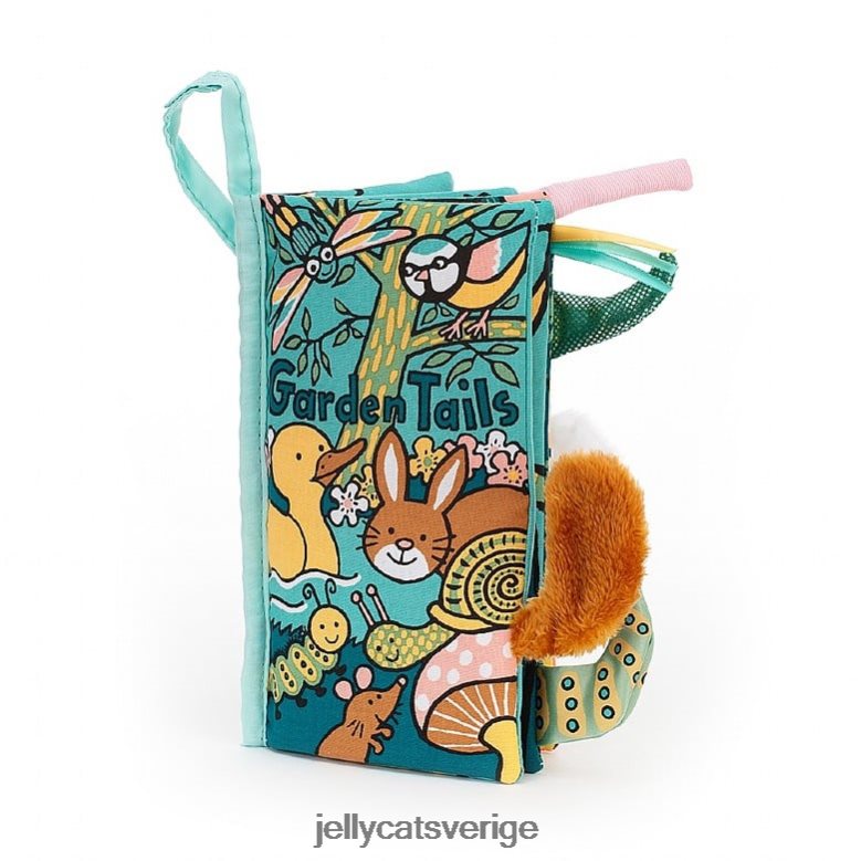 Jellycat bok trädgårdsstjärtar bok flerfärgad 4206LT804