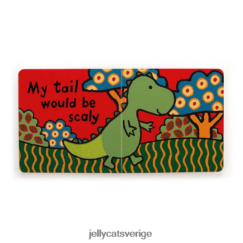 Jellycat bok om jag var en dinosauriebok flerfärgad 4206LT802