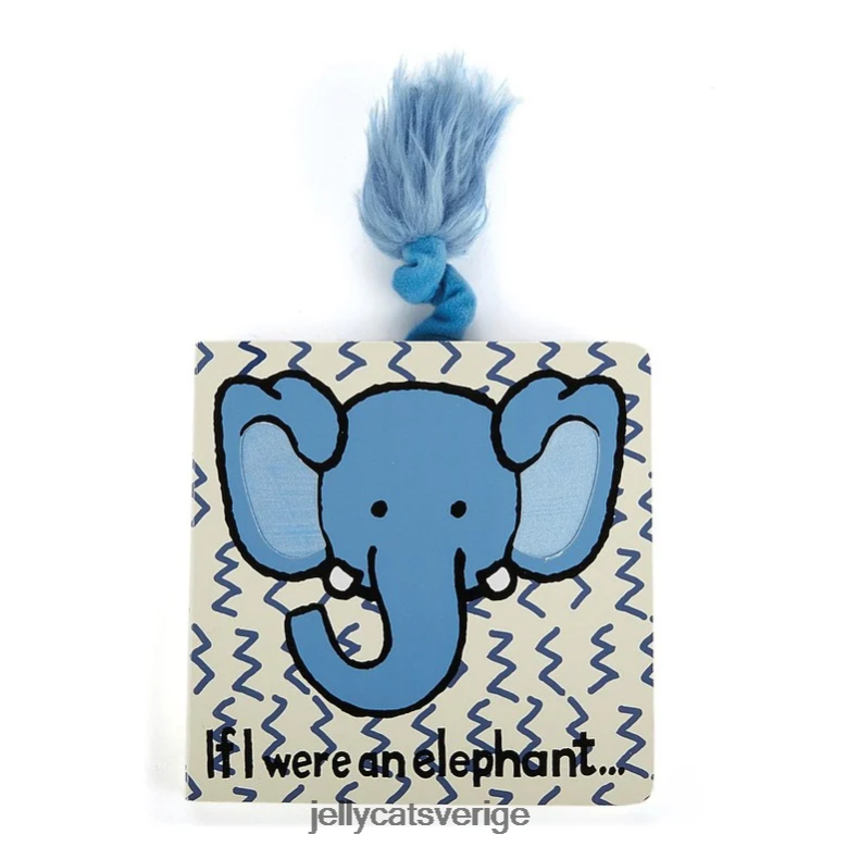Jellycat bok om jag var en flerfärgad elefantbok 4206LT688