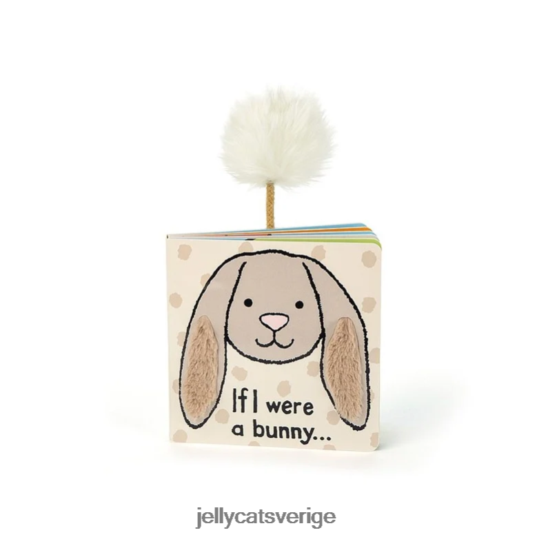 Jellycat bok om jag var en kaninbok flerfärgad 4206LT686