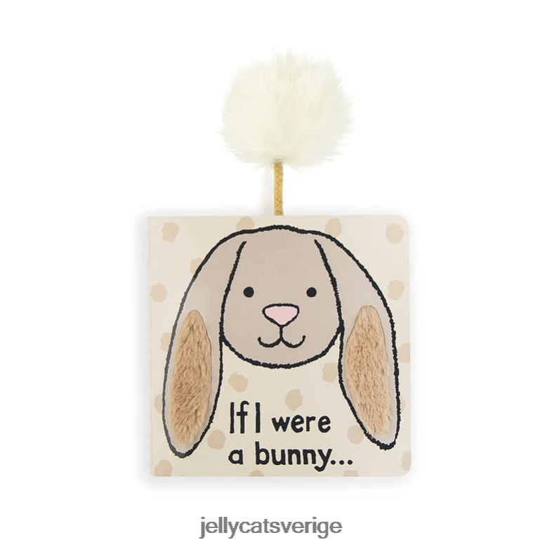 Jellycat bok om jag var en kaninbok flerfärgad 4206LT686