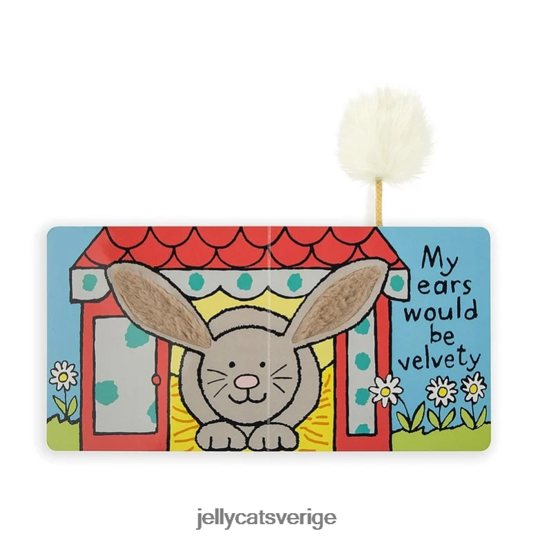 Jellycat bok om jag var en kaninbok flerfärgad 4206LT686