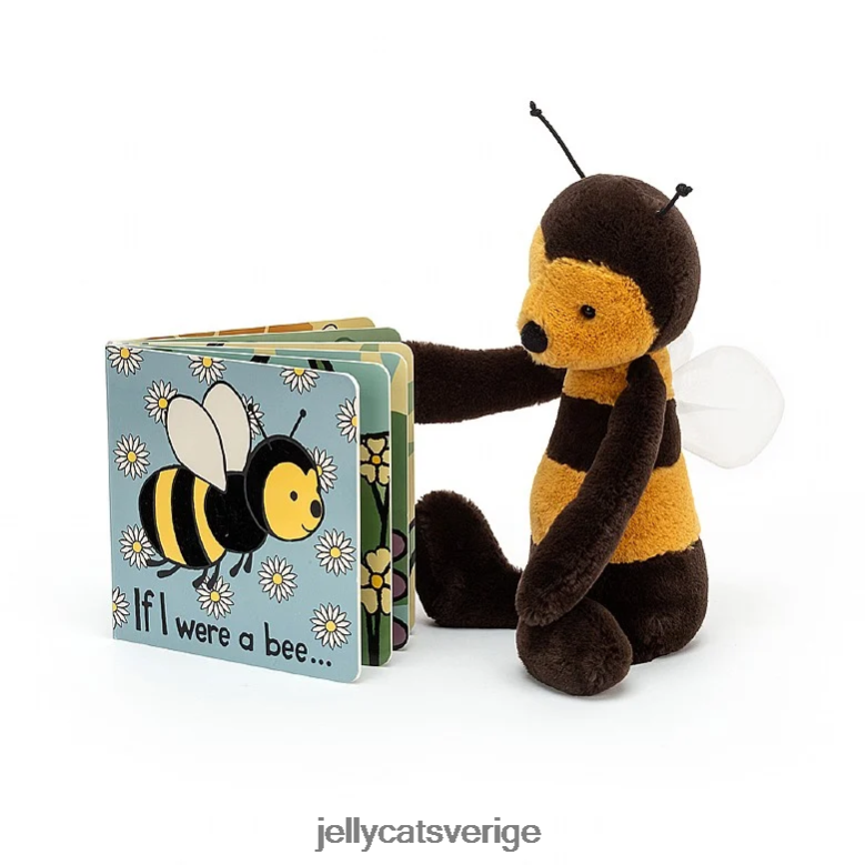 Jellycat bok om jag vore en bibok och ett blygsamt bi flerfärgat 4206LT795