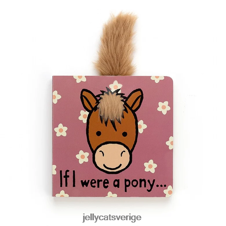 Jellycat bok om jag vore en flerfärgad ponnybok 4206LT707
