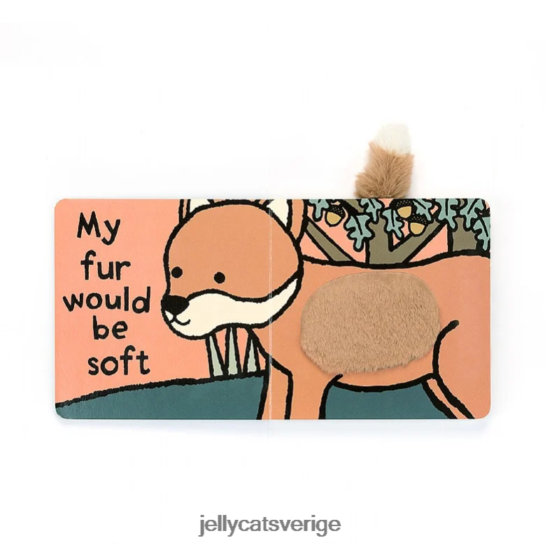 Jellycat bok om jag vore en flerfärgad rävbok 4206LT771