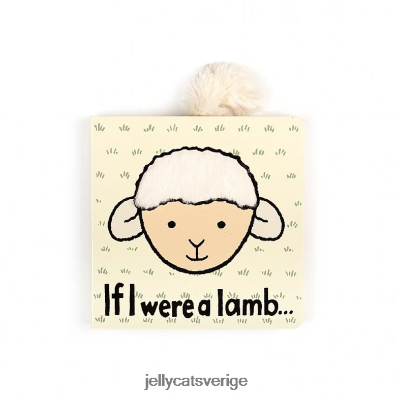 Jellycat bok om jag vore en lammbok flerfärgad 4206LT763