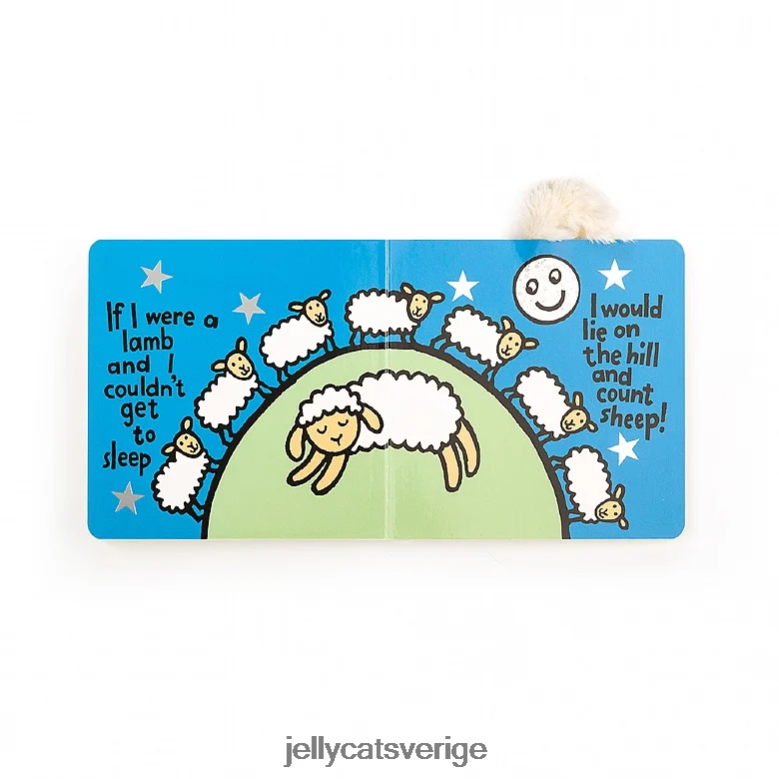 Jellycat bok om jag vore en lammbok flerfärgad 4206LT763