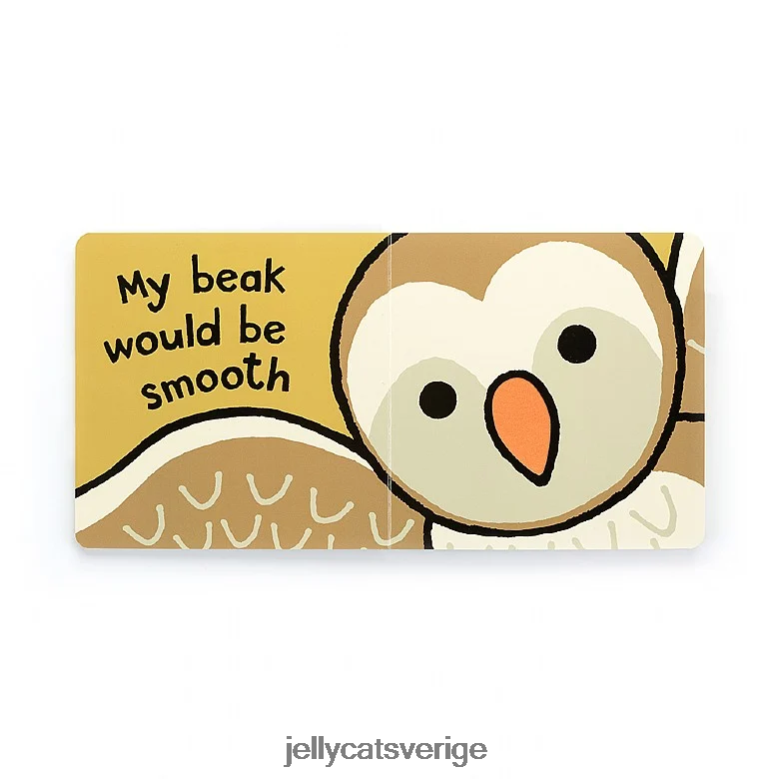 Jellycat bok om jag vore en ugglabrädebok flerfärgad 4206LT695