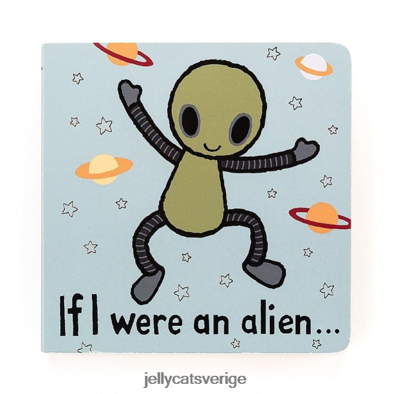 Jellycat bok om jag vore en utomjordisk bok flerfärgad 4206LT792