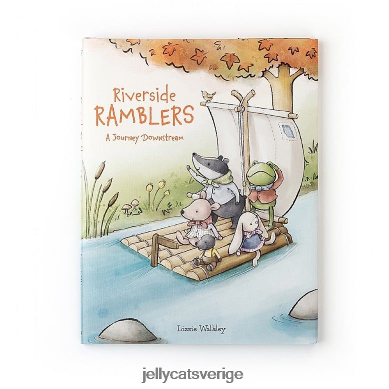 Jellycat bok Riverside Ramblers bok flerfärgad 4206LT806