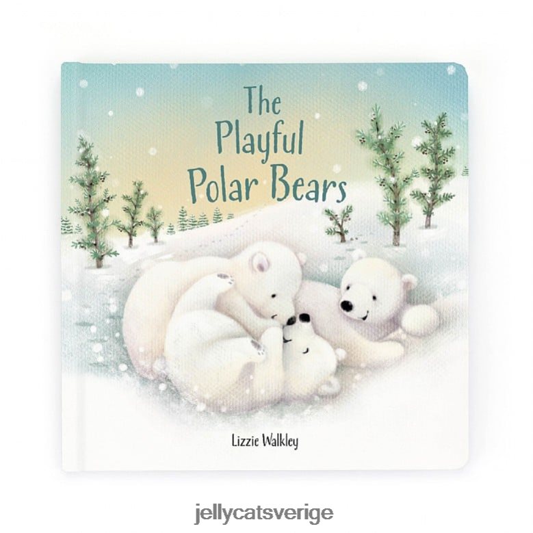 Jellycat bok de lekfulla isbjörnarna bokar flerfärgad 4206LT295