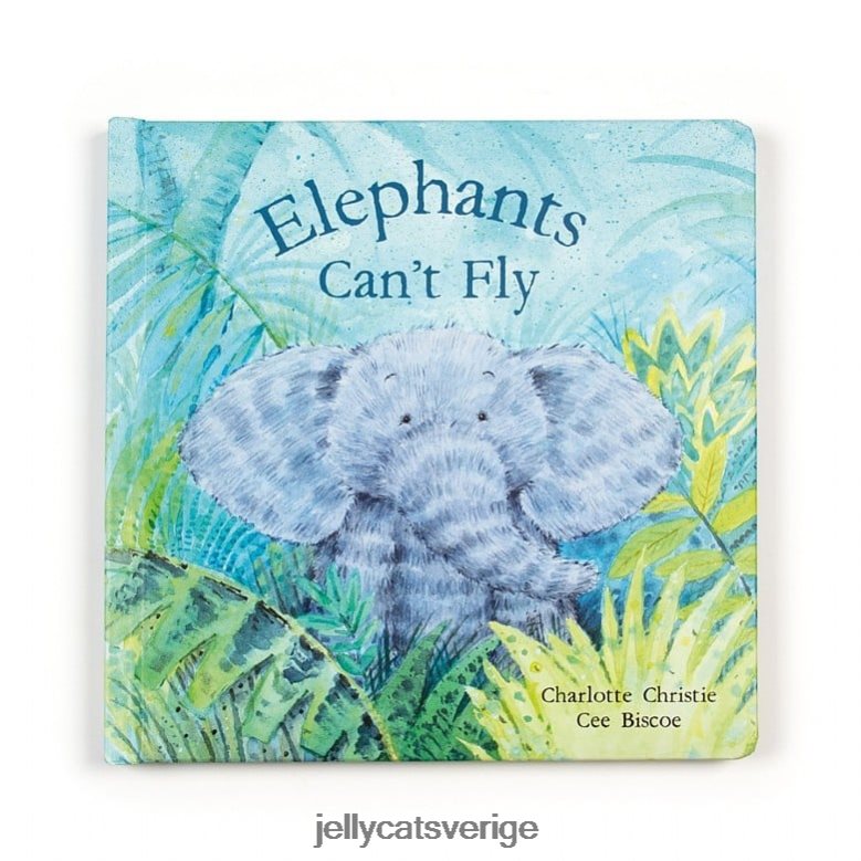 Jellycat bok elefanter kan inte flyga bok flerfärgad 4206LT740
