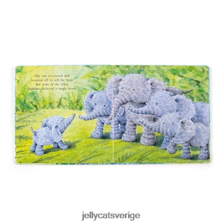 Jellycat bok elefanter kan inte flyga bok flerfärgad 4206LT740