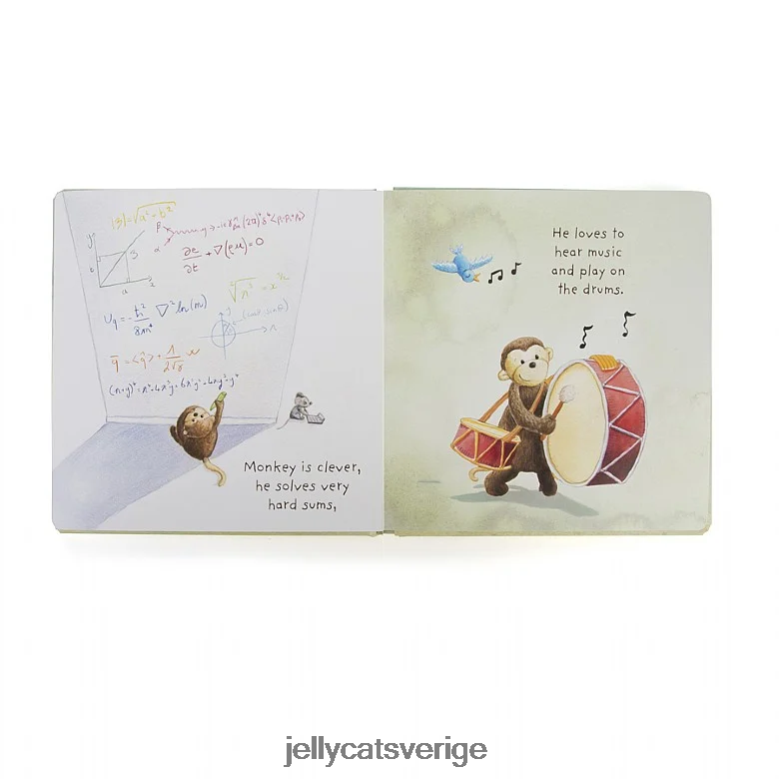 Jellycat bok jag kan en apbok och blyg apbrun 4206LT746