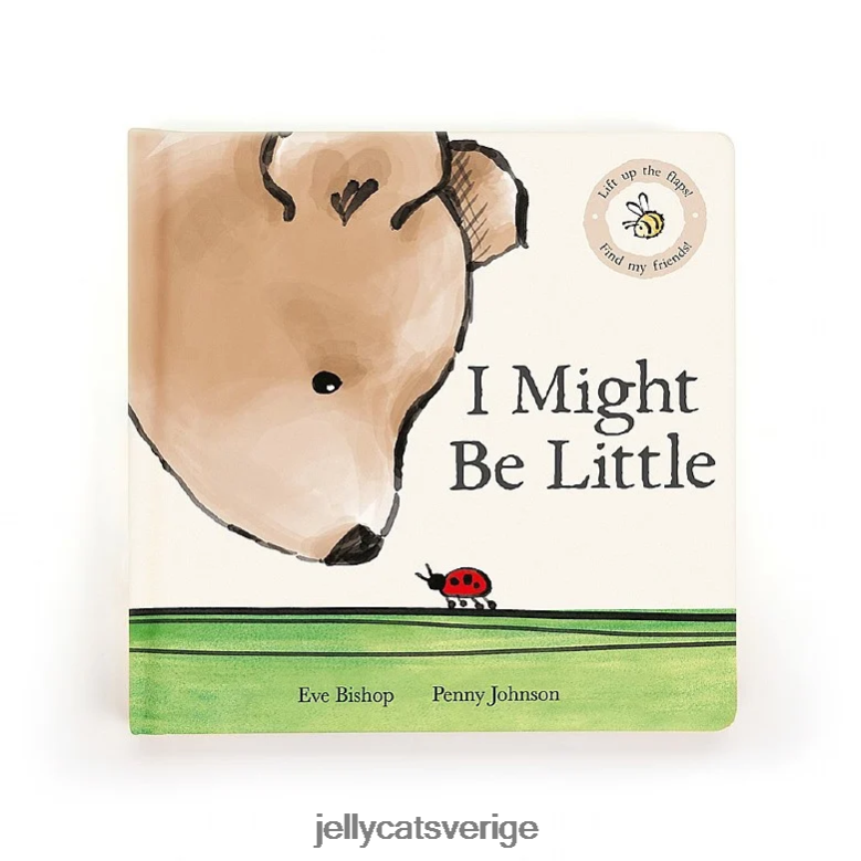 Jellycat bok jag kanske är en liten bok flerfärgad 4206LT779