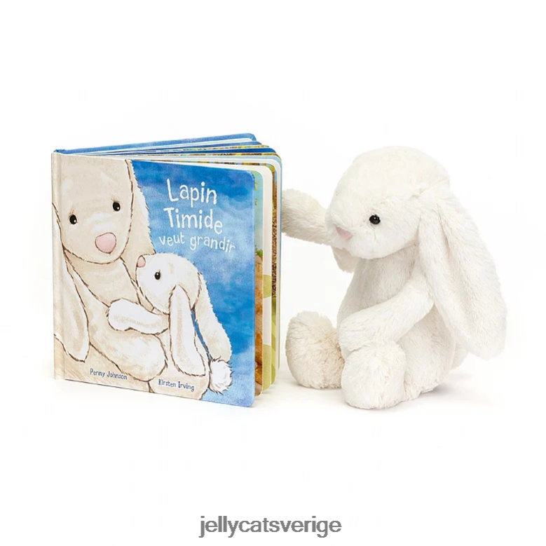 Jellycat bok lapin timide veut grandir & bashful kaninkräm 4206LT727