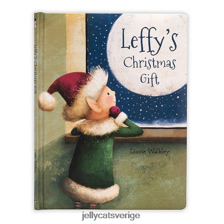 Jellycat bok leffys julklappsbok flerfärgad 4206LT223