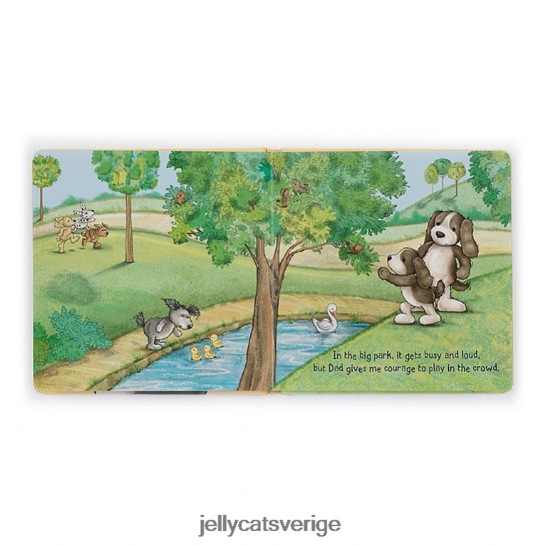 Jellycat bok min pappa och jag bok flerfärgad 4206LT683