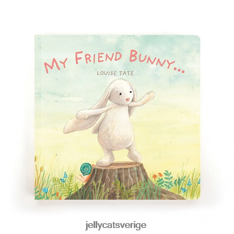 Jellycat bok min vän kanin bok flerfärgad 4206LT682