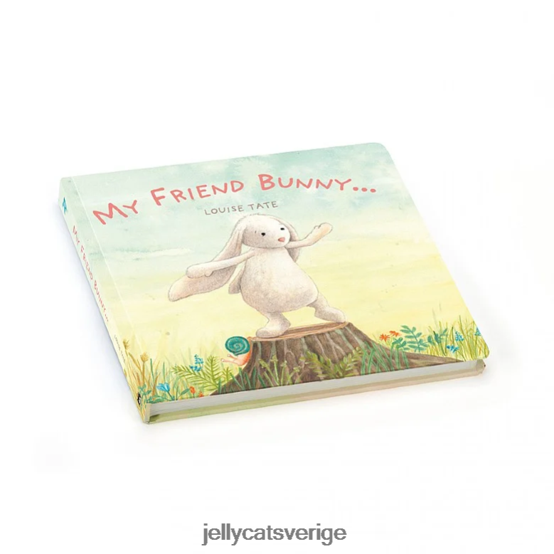 Jellycat bok min vän kanin bok flerfärgad 4206LT682