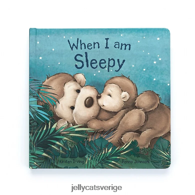 Jellycat bok när jag är sömnig bok flerfärgad 4206LT728