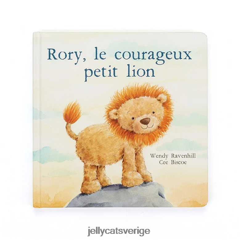 Jellycat bok rory le courageux petit lion livre (det mycket modiga lejonet) flerfärgad 4206LT708
