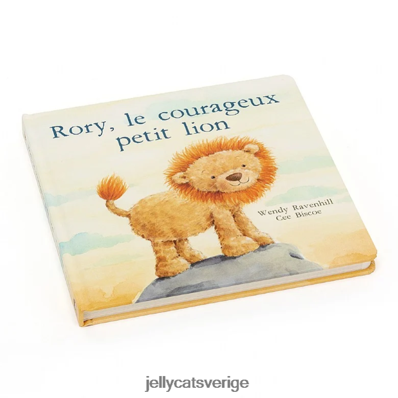 Jellycat bok rory le courageux petit lion livre (det mycket modiga lejonet) flerfärgad 4206LT708