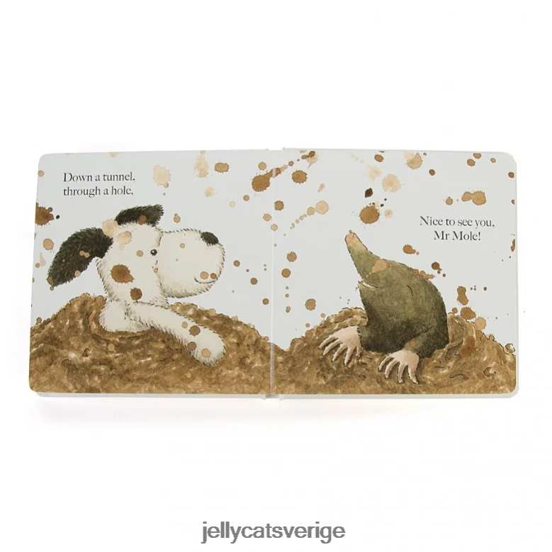 Jellycat bok valp gör bus bok flerfärgad 4206LT805