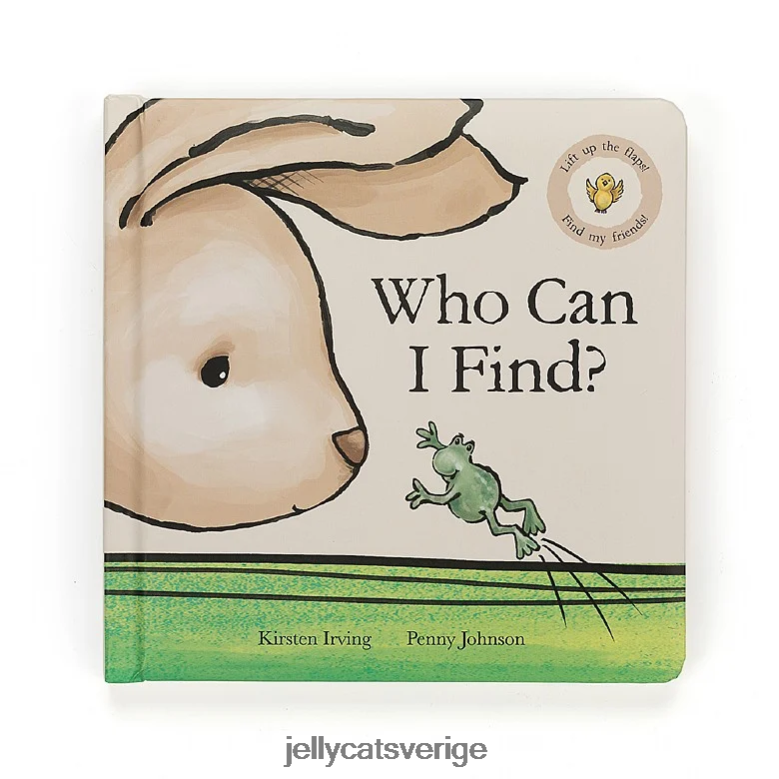 Jellycat bok vem kan jag hitta flerfärgad bok 4206LT700
