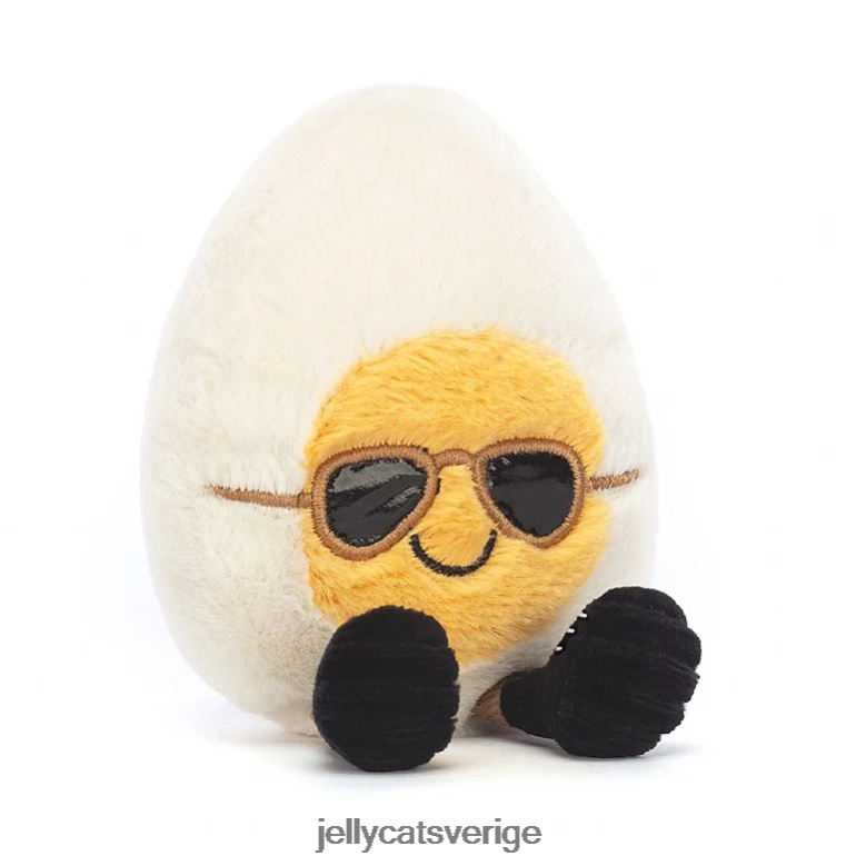 Jellycat leksak amuseable kokt ägg chic vit och gul 4206LT55