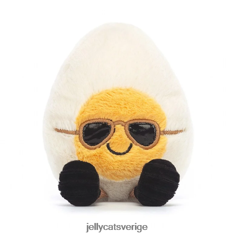Jellycat leksak amuseable kokt ägg chic vit och gul 4206LT55