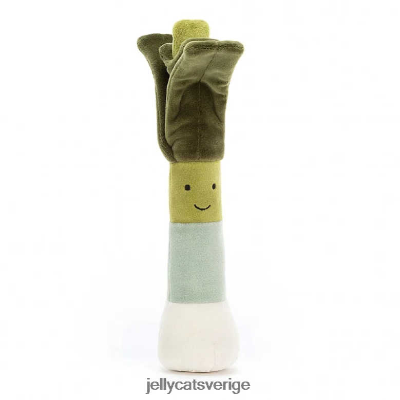 Jellycat leksak livlig grönsak purjolök grön 4206LT659