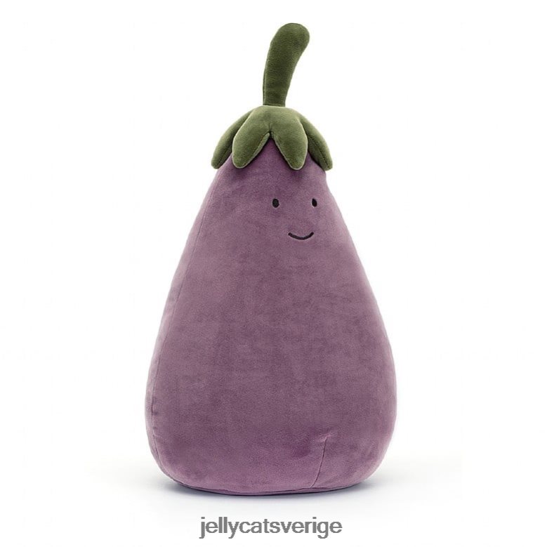 Jellycat leksak livlig grönsaksaubergine lila 4206LT246