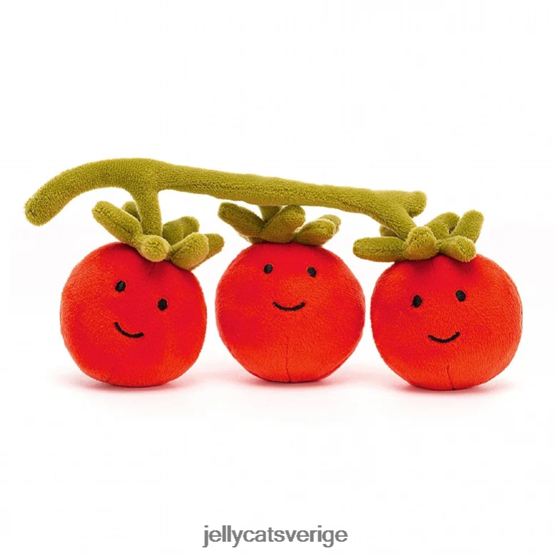 Jellycat leksak livlig grönsakstomatröd 4206LT597