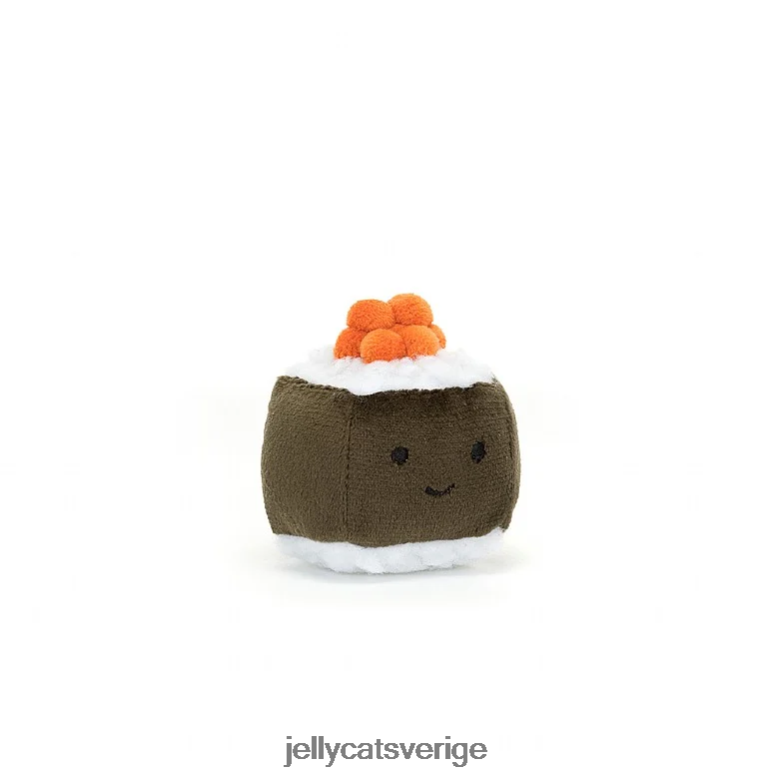 Jellycat leksak sassy sushi hosomaki mörkgrön 4206LT73