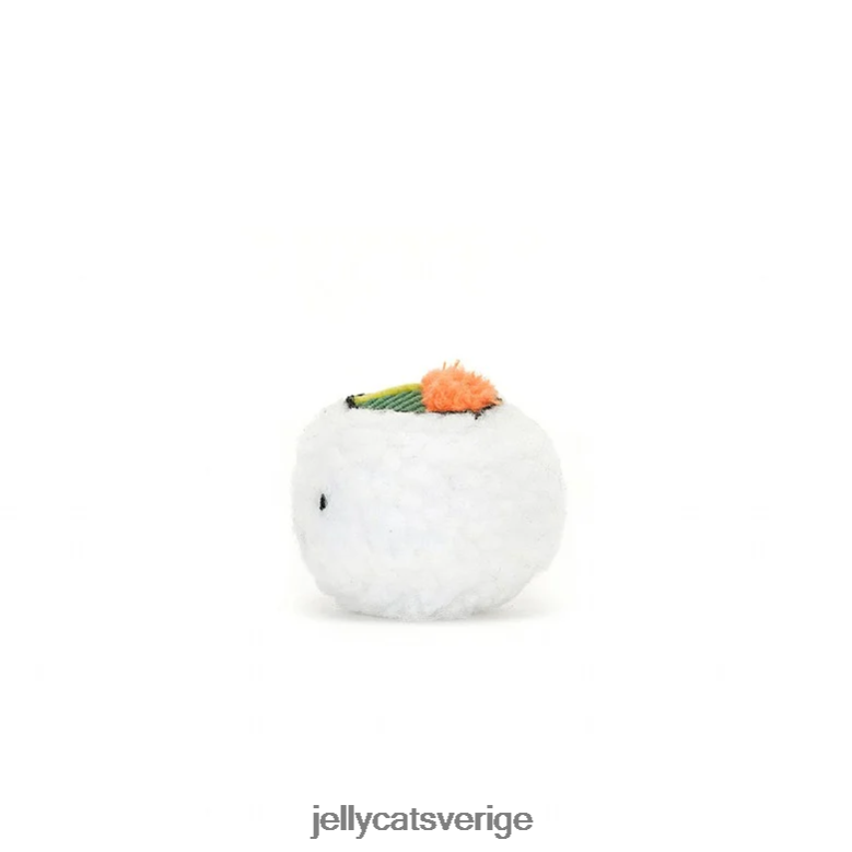 Jellycat leksak sassy sushi hosomaki mörkgrön 4206LT73